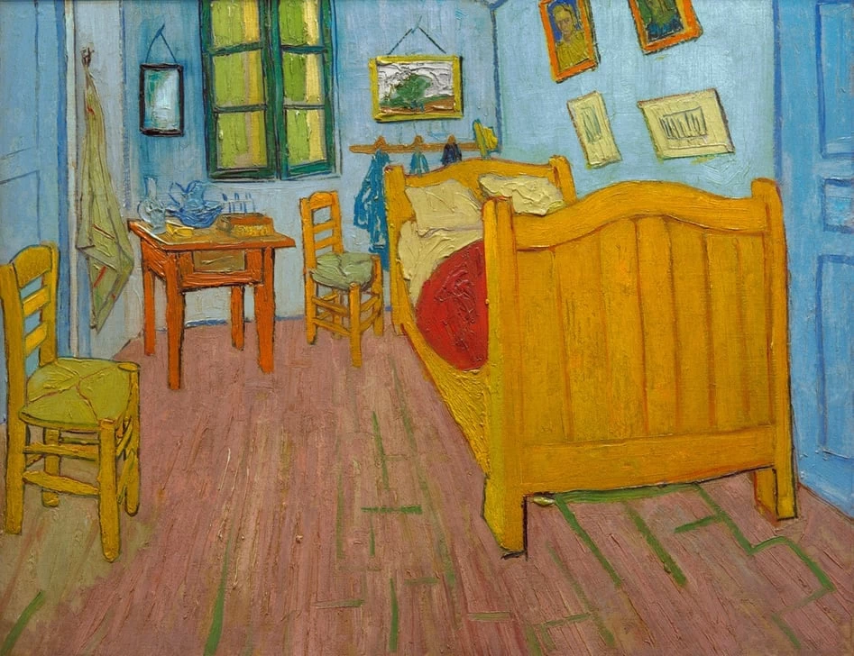  122-Vincent van Gogh-La camera da letto ad Arles, 1888 - Amsterdam, Van Gogh Museum 